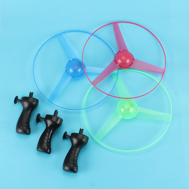 Luminous string frisbee, bamboo dragonfly toys, fair night stall, children's beach outdoor entertainment manufacturer wholesale details Picture