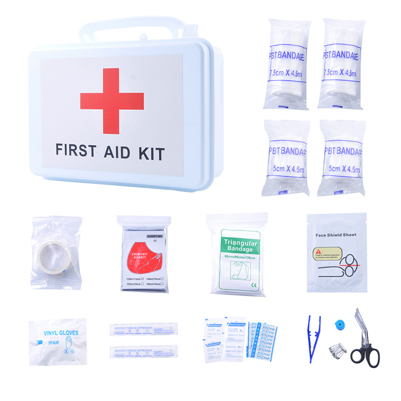 佩沃跨境车载便携救援应急医疗包户外家庭14种手提式防疫盒急救包