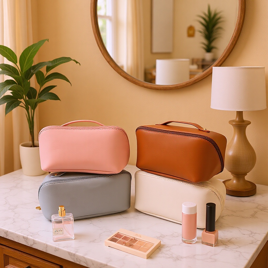 2022新款大容量化妆包便携旅行洗漱包女生包包高级质感时尚手提包