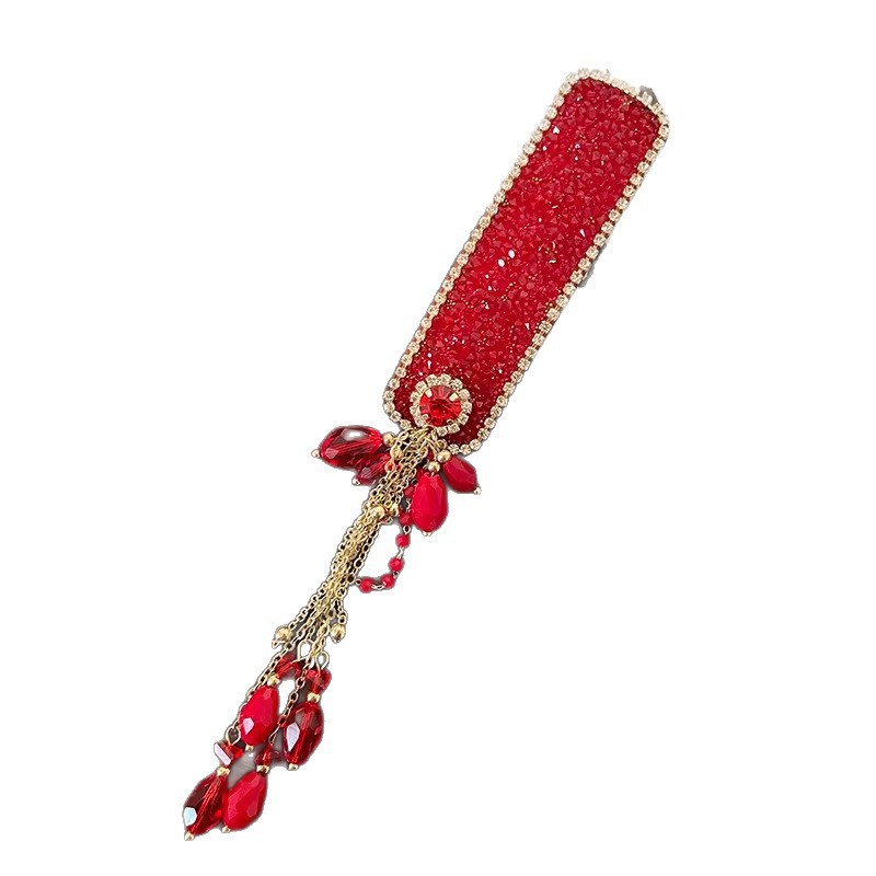 Exotic domain style long tassel hair clips for women, new Chinese-style retro fringe seaside clips, ancient style personalized and distinctive earrings Item Picture