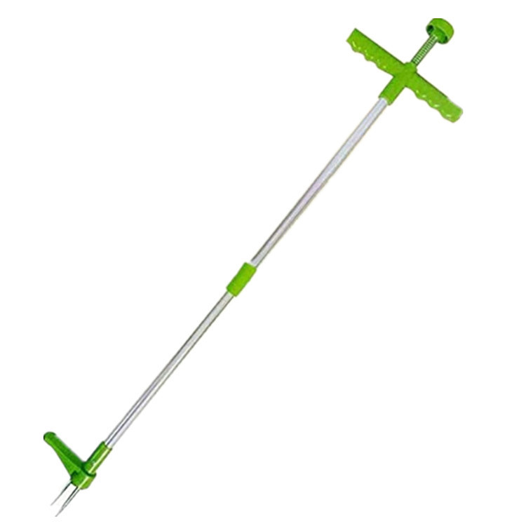 The new type of weeding tool comes in a box with double-section detachable aluminum tubes. It is a manual weeding tool for digging wild vegetables and gardening Item Picture