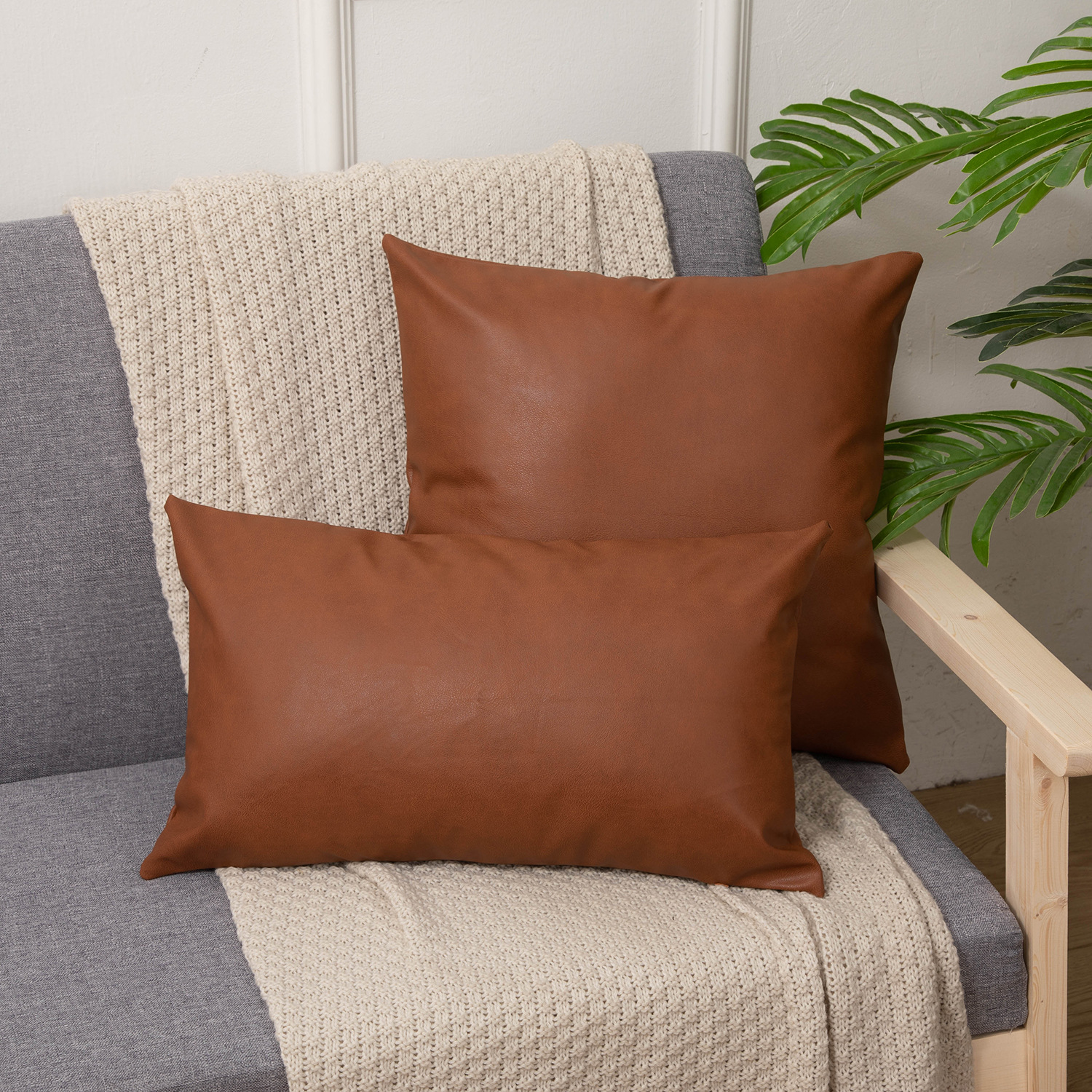 Amazon Pillowcases, Leather Cushions, Sofa Pillows, Waist Cushions, Office Pillows, Cross-Border Hotel Pillowcases, Wholesale For Foreign Trade Item Picture