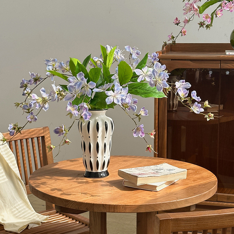 白桦树树叶/春天花园/微缩树桩古树/绿植仿真树/白桦树叶子细节图