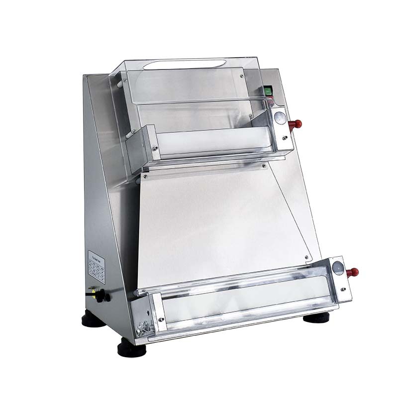 Commercial fully automatic stainless steel pizza dough press with adjustable thickness of 10-40 cm for pizza forming machines Application Scenario