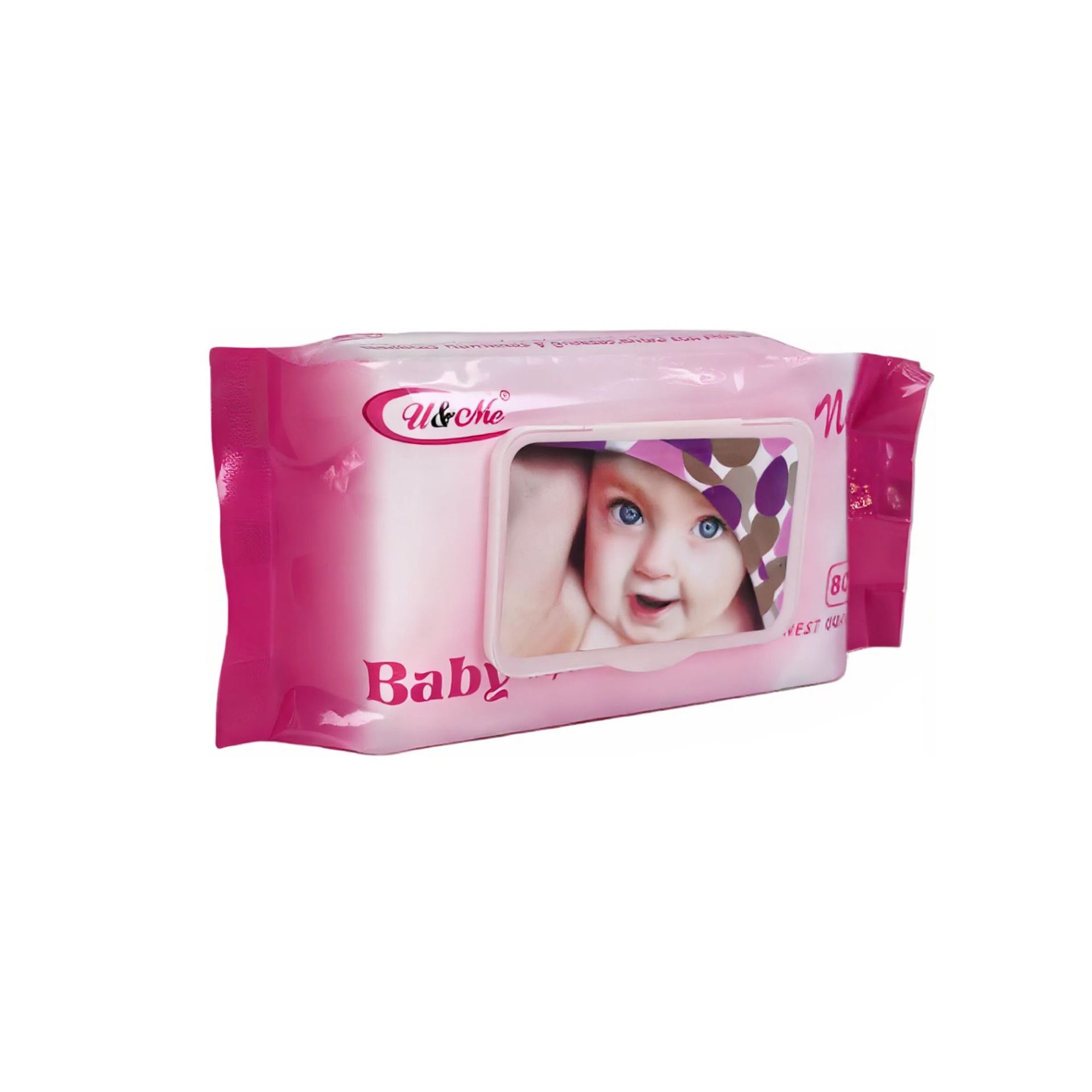 Wholesale of baby Wipe 80-piece baby hand and mouth wet wipes for foreign trade. Baby and mother cleaning wet wipes Item Picture