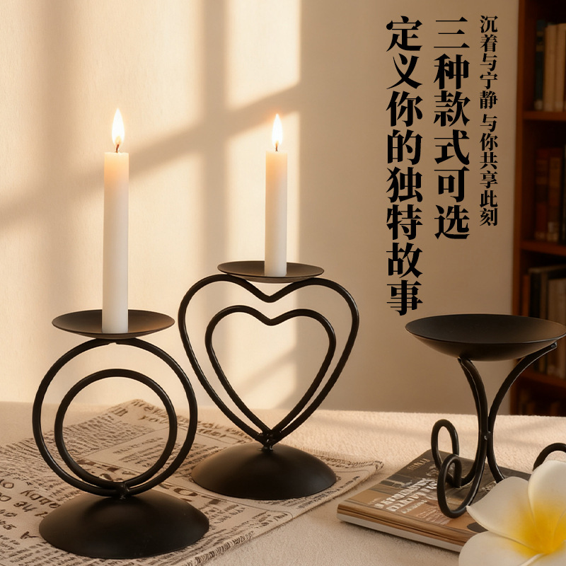 烛台、蜡烛器皿实物图