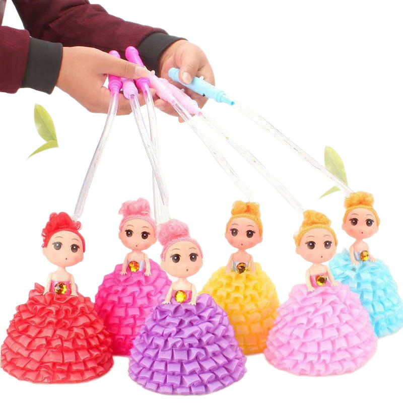 Shining Angel Rabbit Lantern Doll Crystal Ball hand-held transparent lamp glowing 10-inch ball Princess doll Girl toy Item Picture