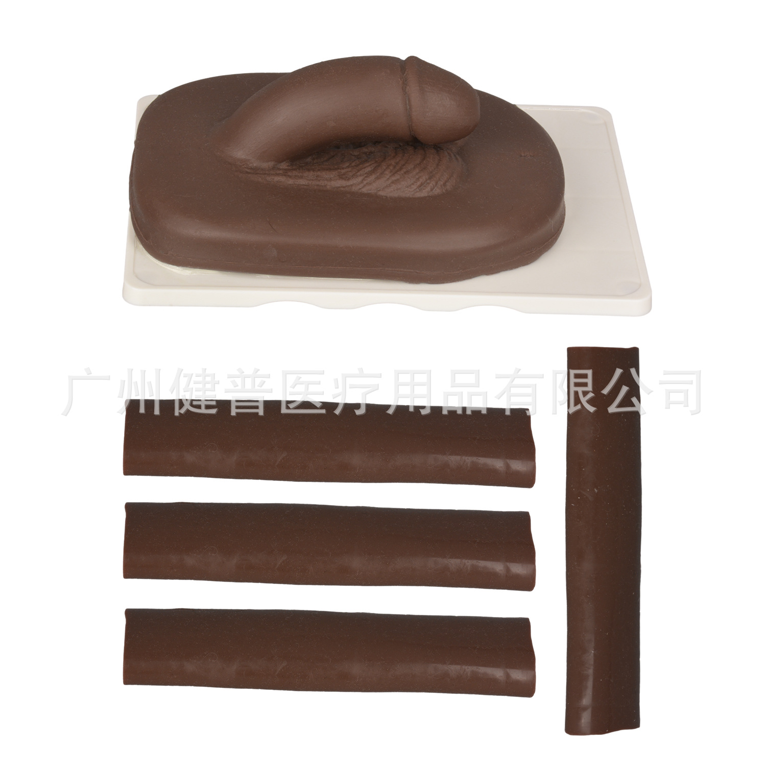 Medical teaching, surgical intern, circumcision practice, circumcision model simulation, circumcision model Specification image