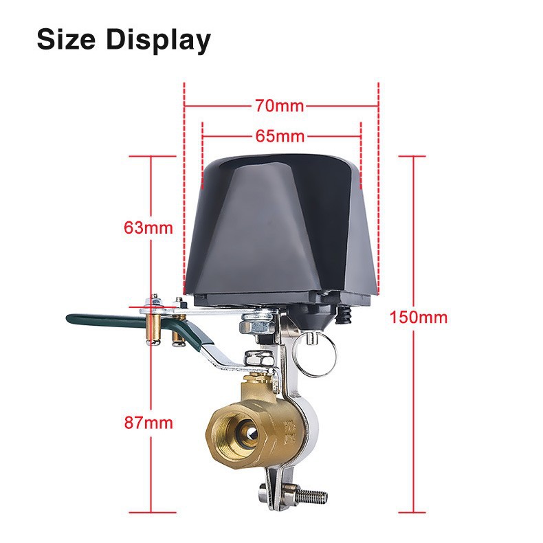 WiFi Graffiti /3.0zigbee Valve Manipulator WiFi Water Valve WiFi Gas Valve Manipulator Valve Application Scenario