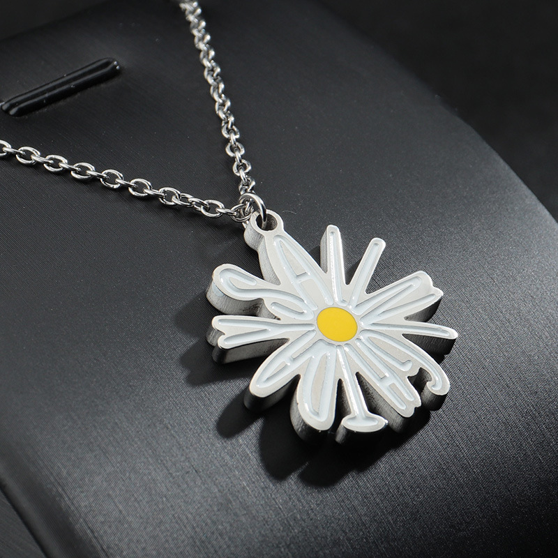 European and American long, versatile and trendy brand titanium steel necklace for women, sweater chain, pendant, chain, hip-hop pendant, Instagram influencer details Picture