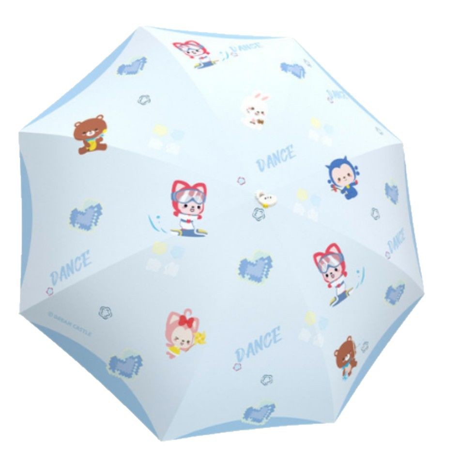 雨伞/伞定制/折叠雨伞/雨伞定制/国风雨伞白底实物图