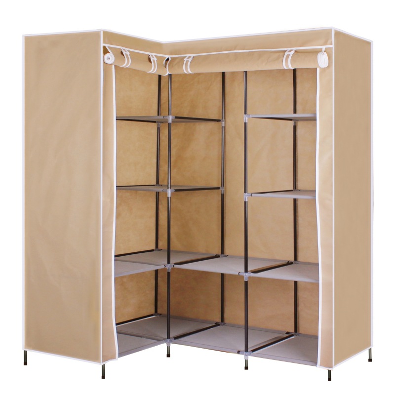 衣柜/折叠衣柜/木柜子/收纳柜防尘/集成家居产品图