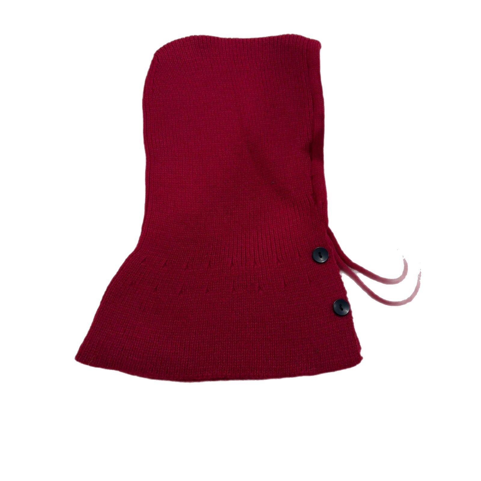 Korean Balacrafa hat for women's winter warmth, a combined neck-and-neck couple style ear-protecting woolen knitted cap Item Picture