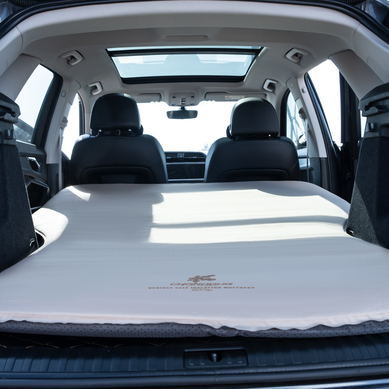 Automatic car inflatable mattress, outdoor tent, cheese floor mat, modely self-driving tour universal car rear sleeping mat