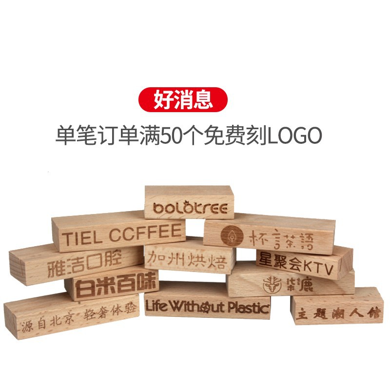 Beech wood label stand, cake baking table, label photo card holder, solid wood base, display stand, solid wood label holder, dessert stand, card upright support, wedding banquet seat, sign display stand, photo note, solid wood stable display, small size details Picture