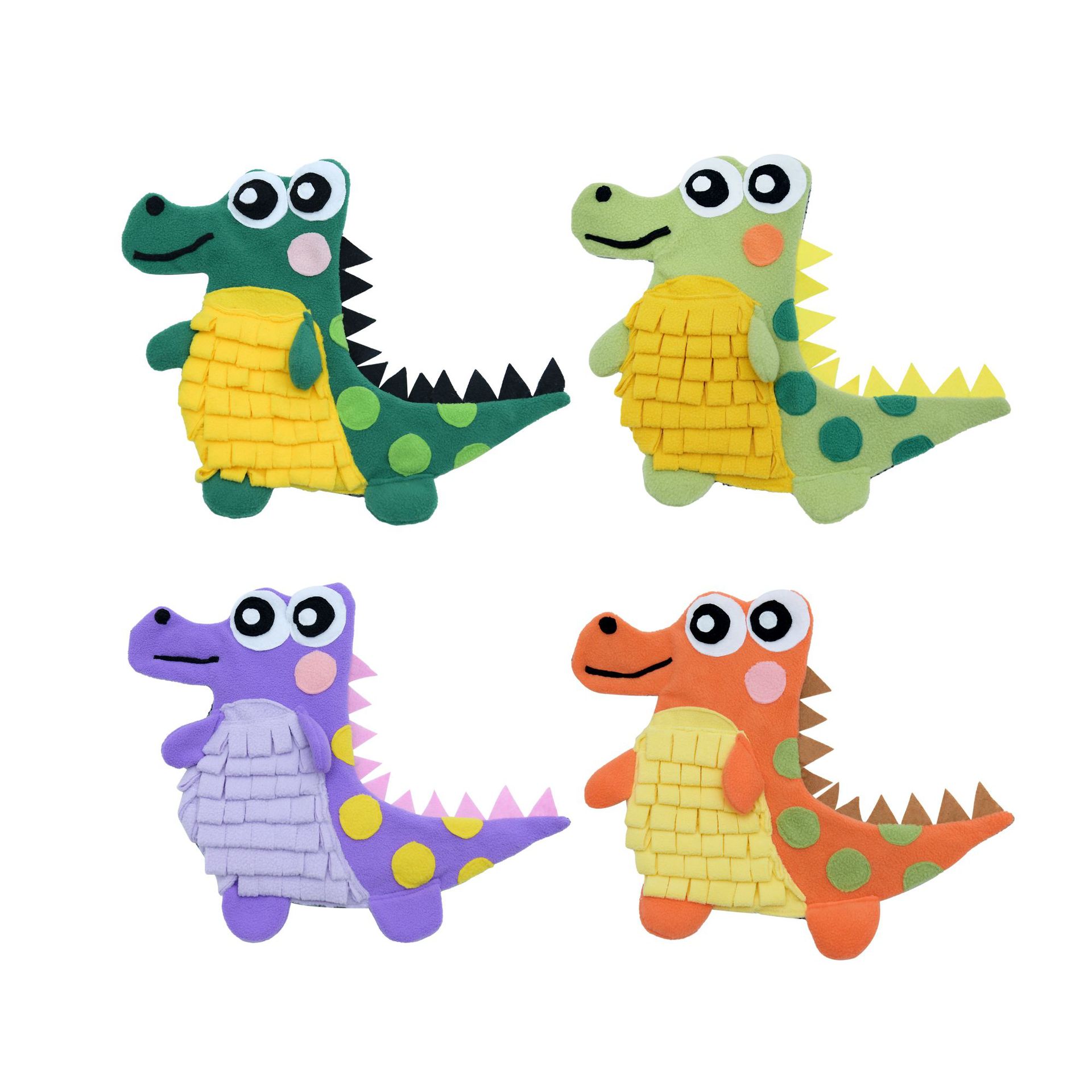 Rongka Pet Cross-border Snuffle Mat Forest Party Series Crocodile-shaped Pet Dog Sniffing Mat Fun and Educational Tibetan Food Mat Item Picture