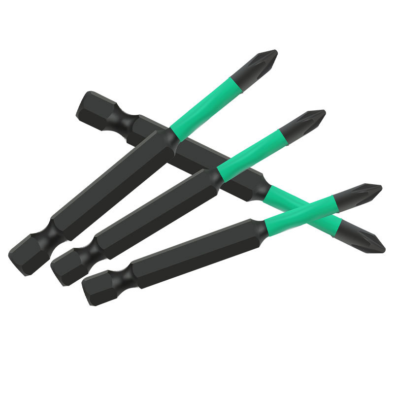 Anti-slip and impact-resistant screwdriver bit set, cross/plum blossom magnetic electric drill, strong magnetic air screwdriver bit, high-hardness screwdriver bit Item Picture