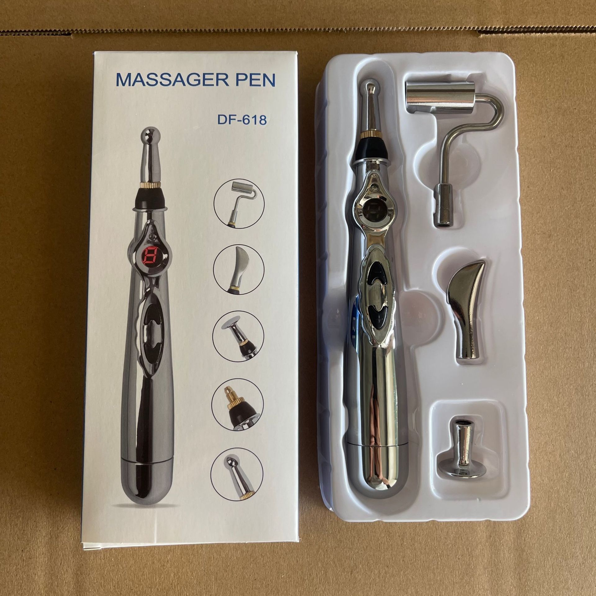 A portable handheld massage device for daily use at home, a body soothing and relaxing device, and a multi-speed home massage equipment details Picture