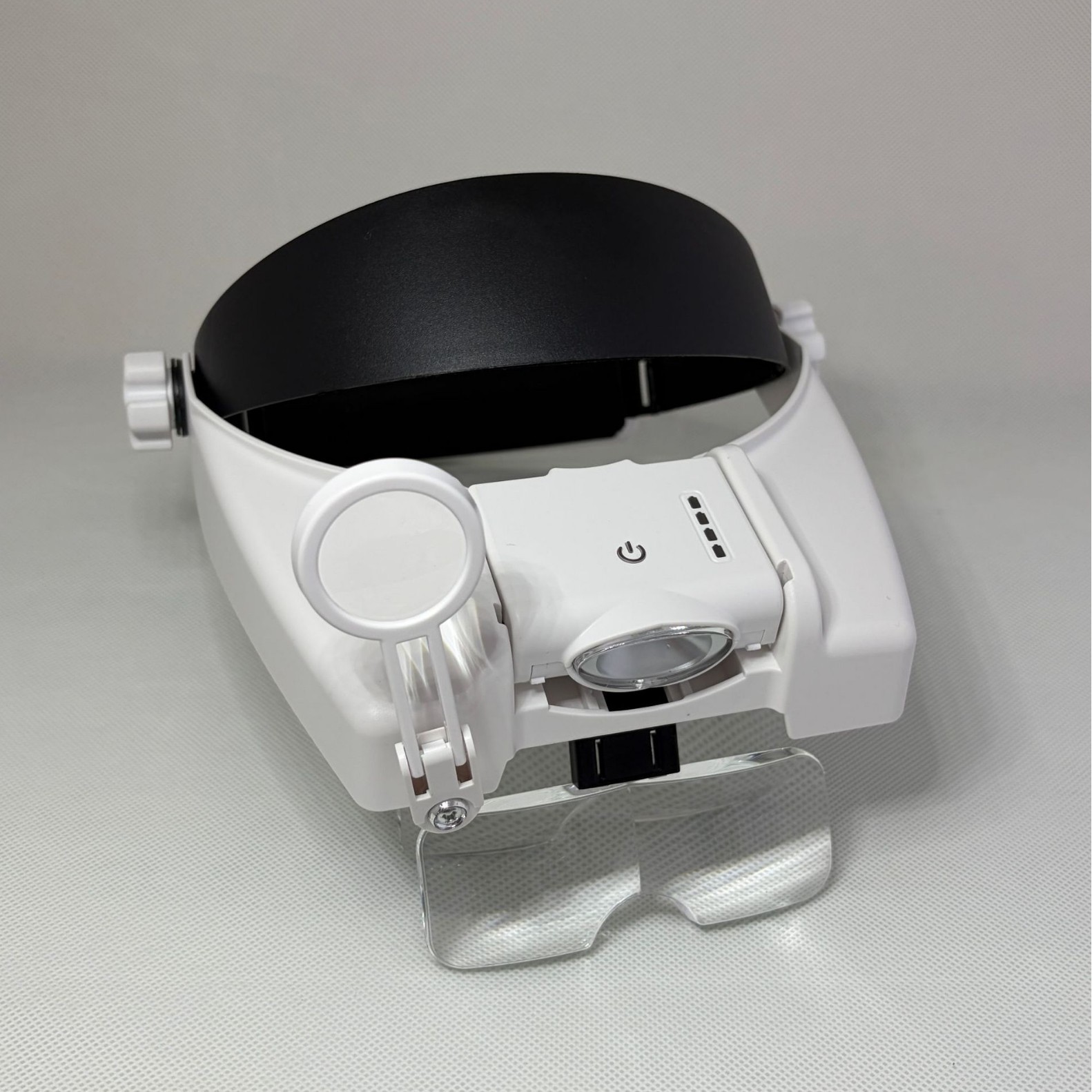 New USB charging senior gift with 3LED headband magnifying glass, 6 groups of lenses, 82000MC Specification image