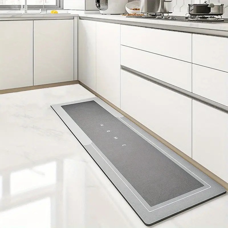 Amazon temu offers diatom mud floor MATS, kitchen water-absorbing and oil-absorbing floor MATS, easy-to-maintain anti-slip MATS for the entrance and foyer details Picture