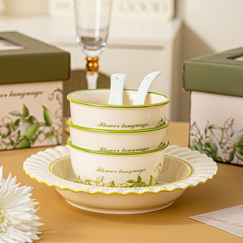 陶瓷餐具套装/餐具/陶瓷/大红大喜陶瓷碗/喜庆红陶瓷碗产品图