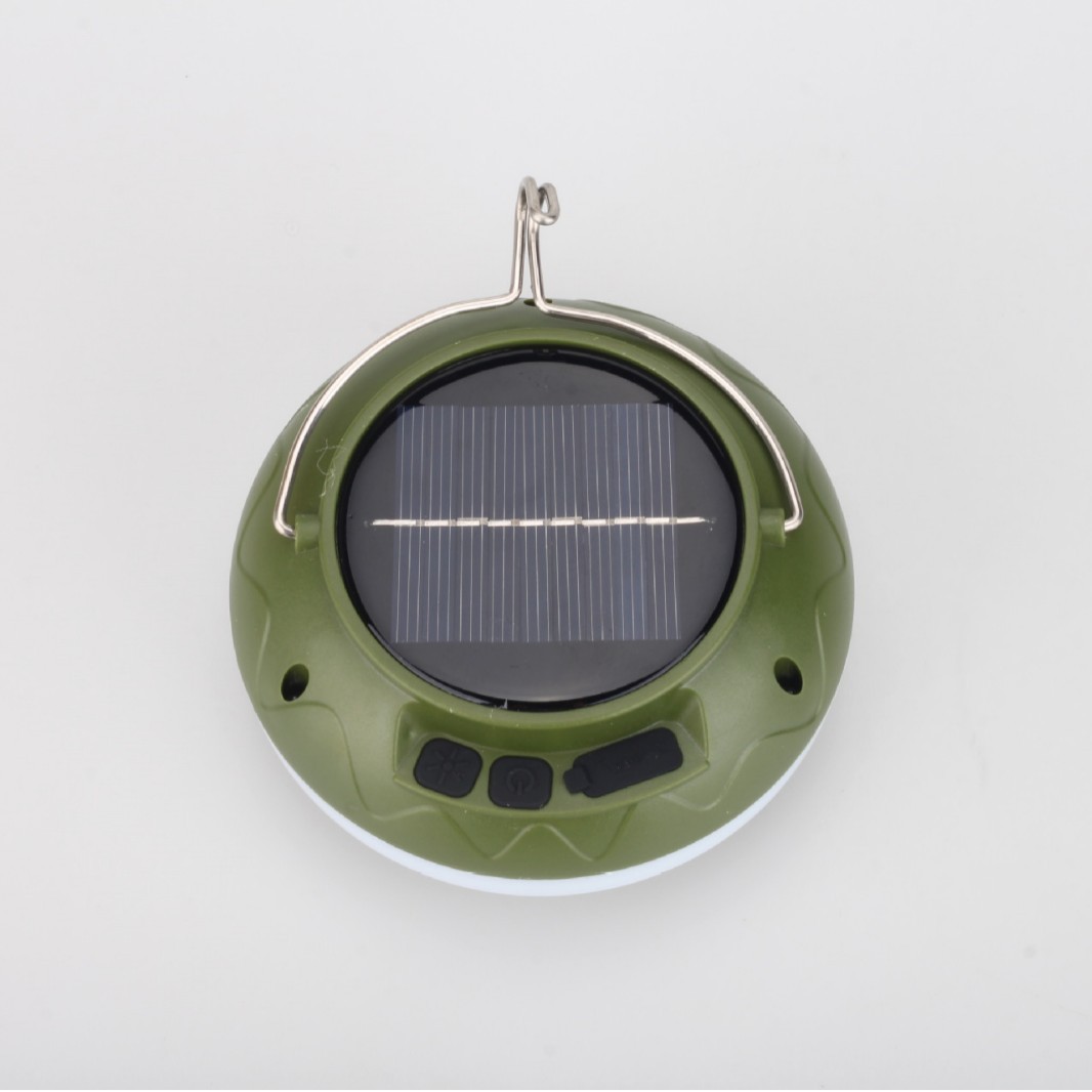 New solar-powered flying saucer lamp, USB rechargeable lithium battery dew lamp, outdoor emergency lighting lamp, night market street stall hanging lamp Application Scenario