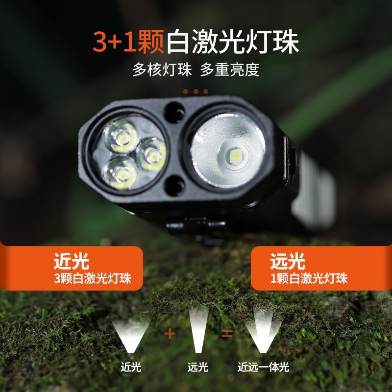 Pailide EDC aluminum alloy multi-functional high-intensity flashlight, RGB colorful outdoor keychain light, warning magnetic work light, high and low beam integrated mountain and camping light Application Scenario