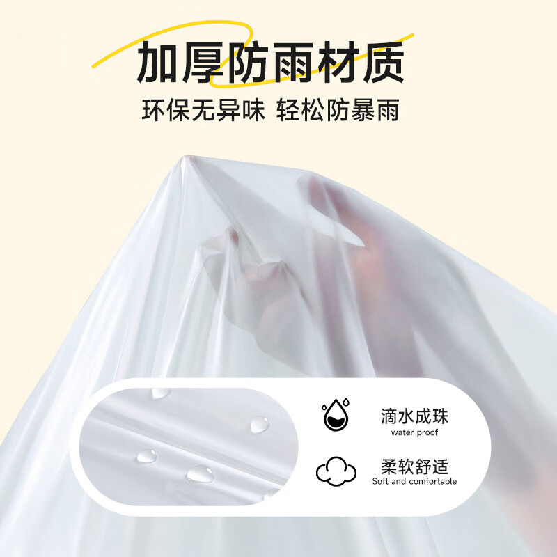 一次性儿童雨衣便携式卡片加长防水长款户外旅行雨披备用卡通风格产品图