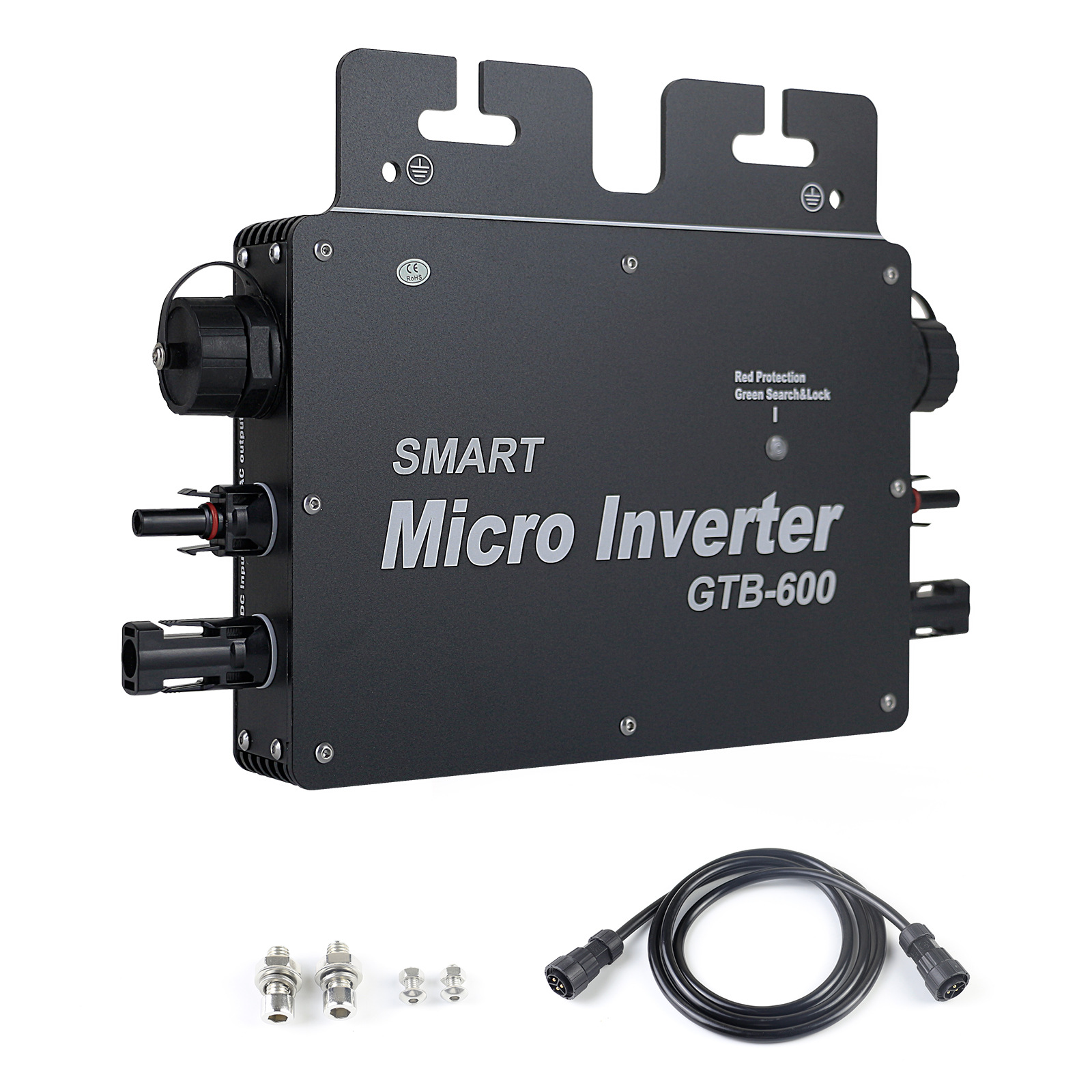 微型逆变器600W防水纯正弦波智能光伏并网太阳能逆变器跨境爆款产品图