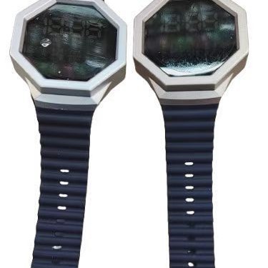 Factory direct sales of simple LED watches, men's and women's electronic watches, sports student display screen electronic silicone couple watches Specification image