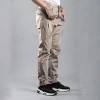 Outdoor mountaineering workwear pants for men in spring and summer, long, loose, multi-pocket, durable IX9 training pants, wholesale umbrella in Guangzhou Specification image