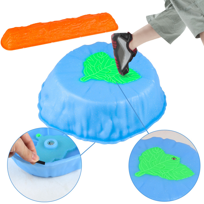 Children's footwork with lights, rainbow bridge stones, sports toys, balance boards, obstacle jumping games, and play with lights Application Scenario