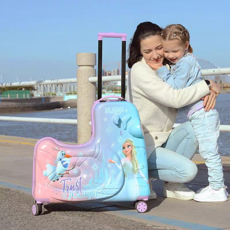 Maleta niños trolley case troyano cartoon travel case baby case embarque engrosado niños trolley case details Picture