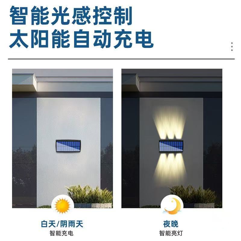 Sun Dual-shadow garden lamp, with intelligent light control, waterproof, long-lasting battery life and easy installation, is a three-color ambient lamp Application Scenario