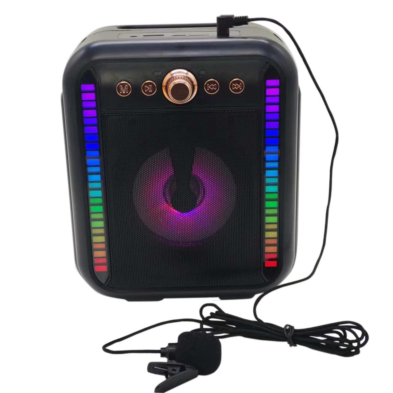 New KTV dual-label Bluetooth speaker, outdoor square dance wireless portable subwoofer, Bluetooth speaker, FM speaker Specification image