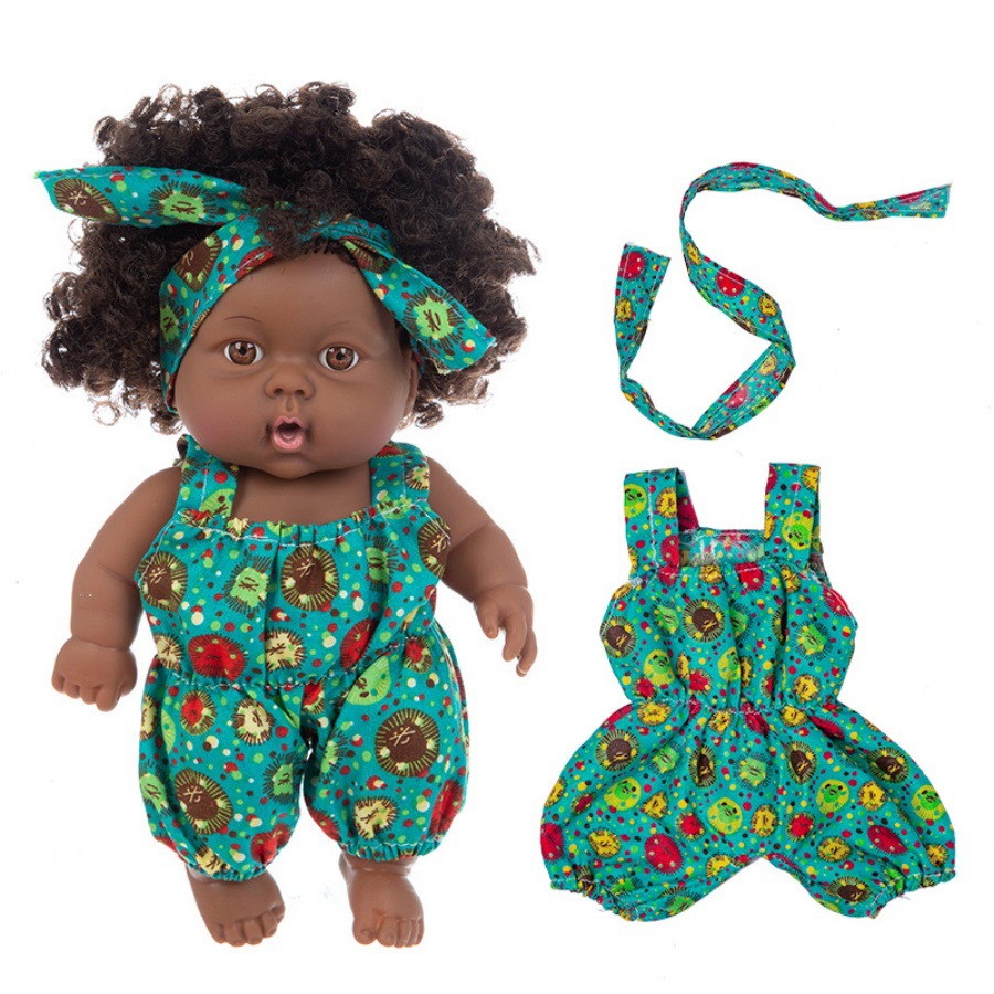 8-inch European and American rebirth doll clothing set, realistic baby fashion dress-up doll doll clothes Item Picture