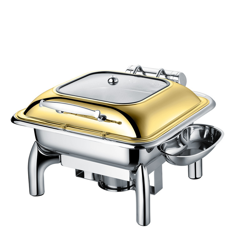 Visible square mechanical buffer hydraulic glass-covered buffy stove insulated self-service lunch box