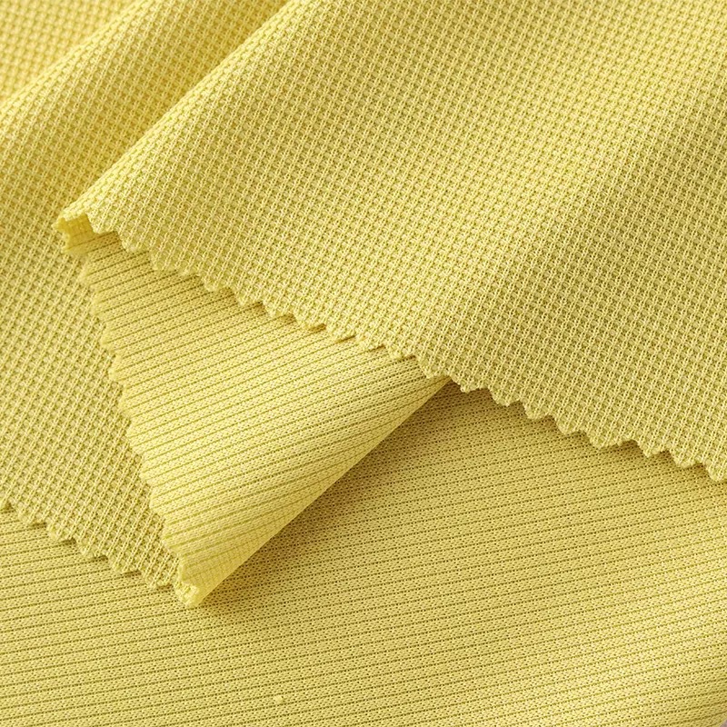Wholesale of 200g Krosin cotton-like small checkered fabric and cool silk cotton fine waffle fabric for casual fashion Item Picture