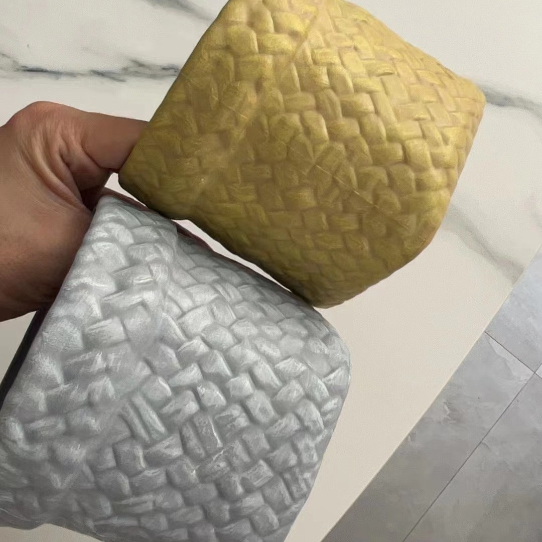 Nordic InS-style imitation rattan woven plastic flower POTS, durable garden decoration, green plant containers, succulent flower POTS, pothos POTS Application Scenario