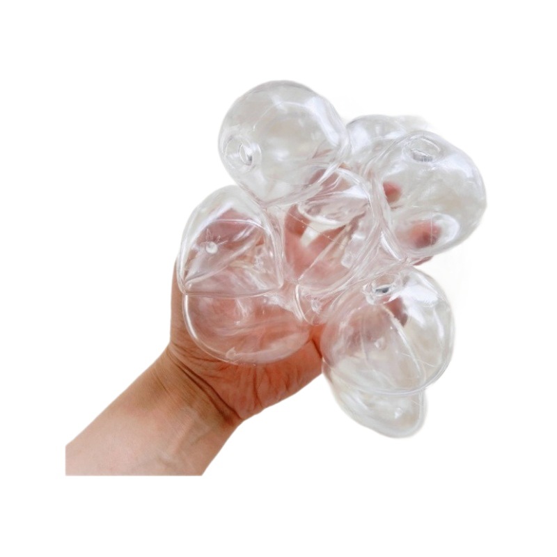 DIY empty ball leather 4cm - 9cm, self-made translucent TPR release balls, self-made handmade balls, filling factory wholesale Item Picture