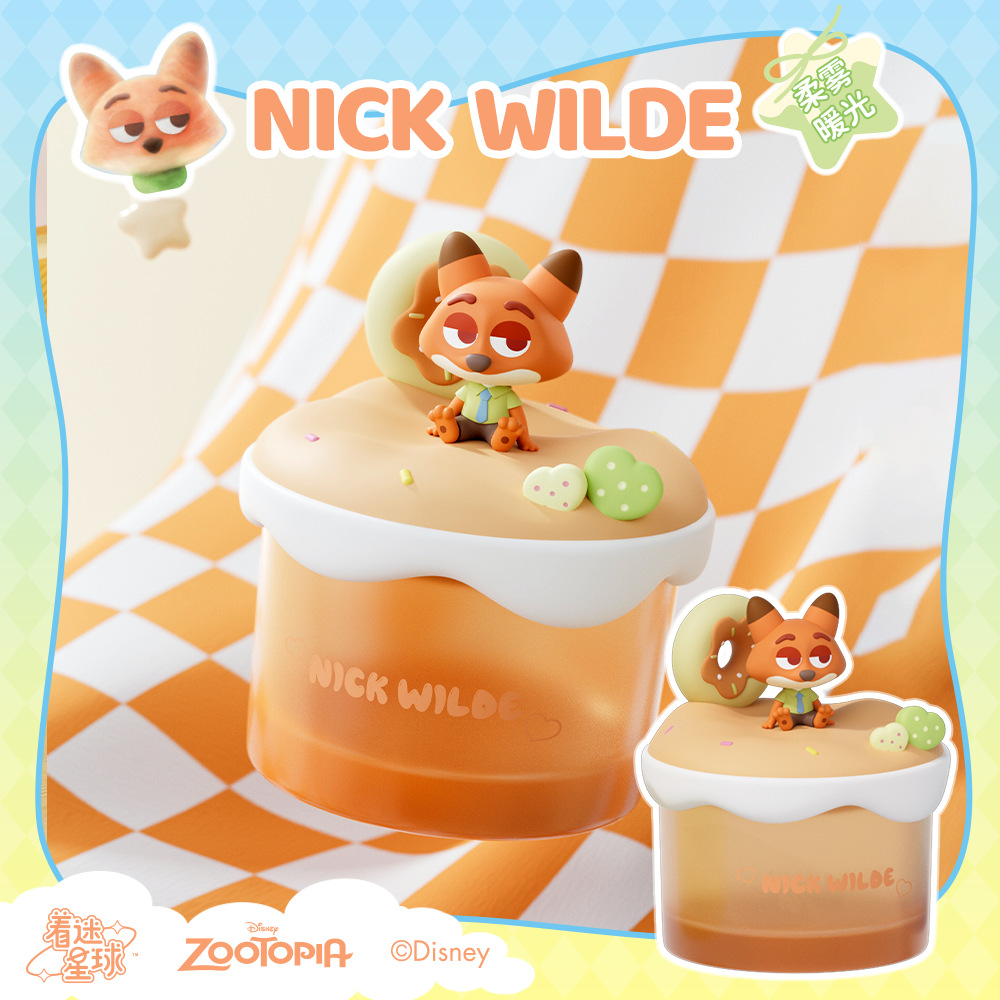 Genuine Zootopia cotton lollipops, car aromatherapy ornaments, desktop figurines, plush toys, birthday gifts details Picture