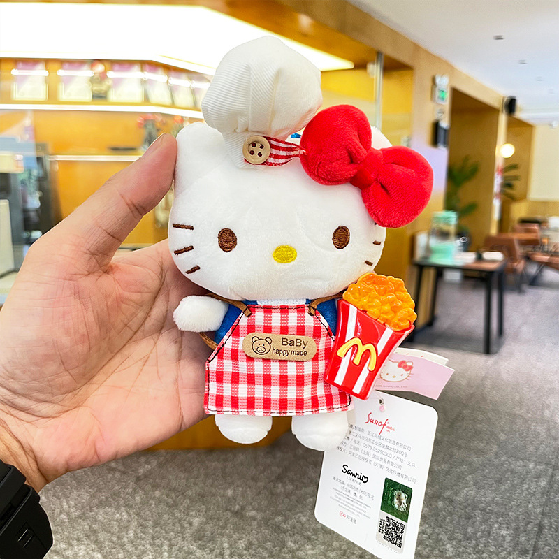 Cute hellokitty small pendant, Hello kitty plush toy, Kitty doll keychain bag pendant