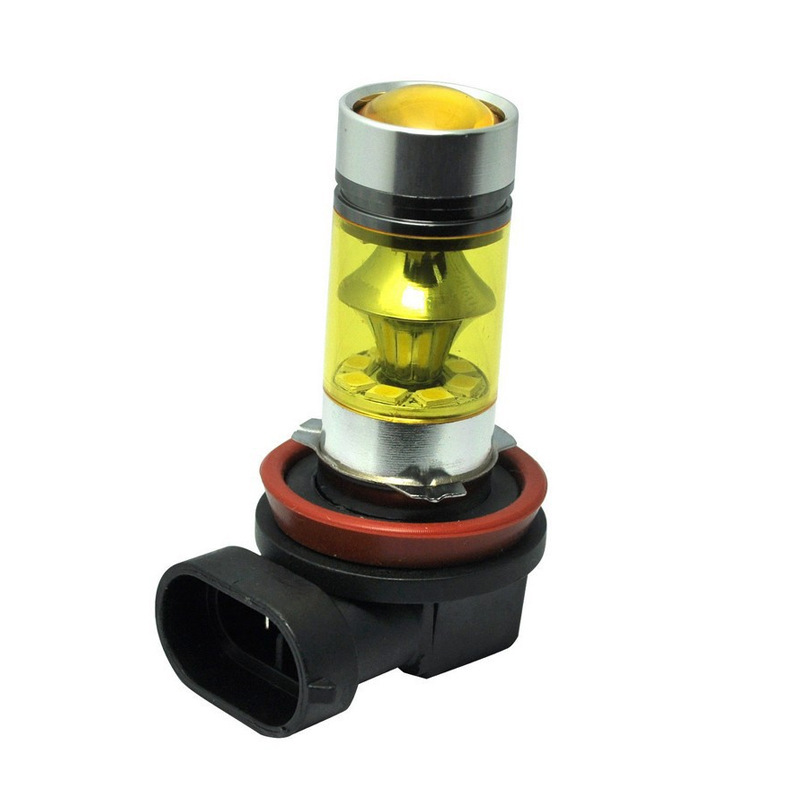 Car fog lamp H8 100W Golden Light led fog Lamp 9005 9006 20smd3030 Golden Light front fog lamp Item Picture