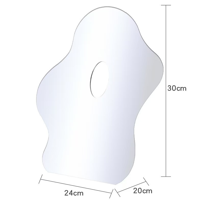 Wholesale of Nordic-style acrylic vases, dried flowers and fresh flowers for the living room, simple mirror ornaments, household tabletop fish tanks