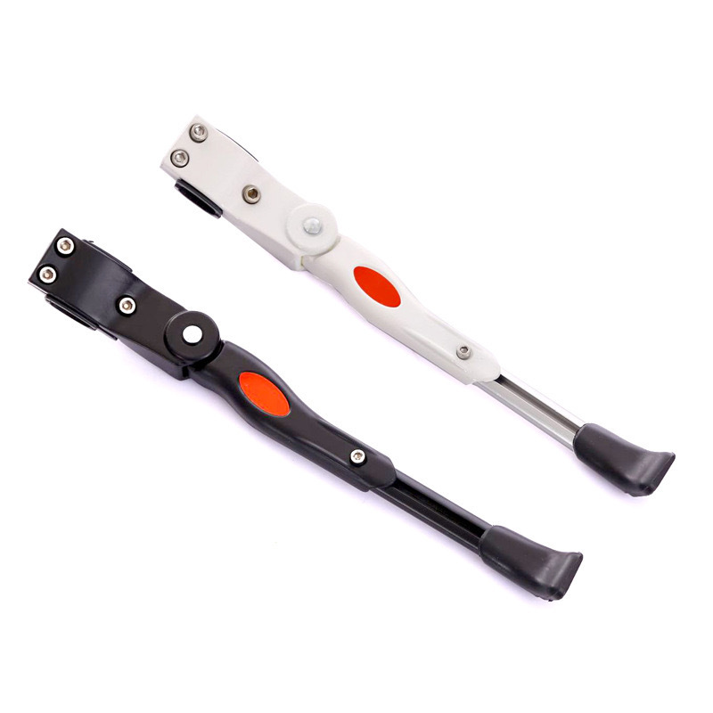 山地车自行车铝合金单支撑脚撑铝合金支撑边撑单支车梯自行车配件