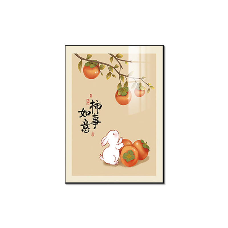 装饰画/挂画/装饰画客厅/客厅画欧式/卷轴白底实物图