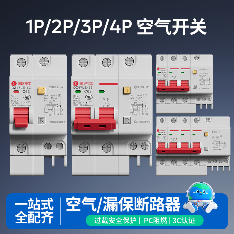 مفتاح الدائرة 2P63A DDZ47LE DP P2P3P4PP في المنزل details Picture