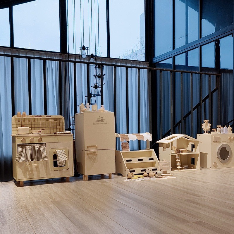 Japanese-style children's house playing kitchen toys, birthday gifts for girls, dollhouse kitchenware, cross-border educational toys wholesale Application Scenario