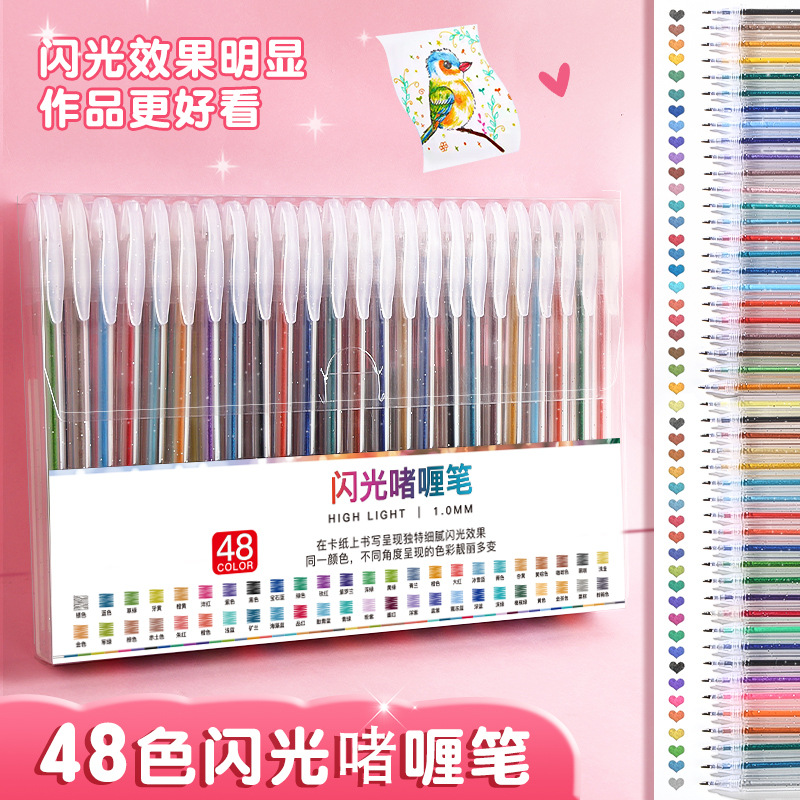 荧光笔/点石制笔荧光笔/LED荧光板/闪粉珠光粉/口红管产品图
