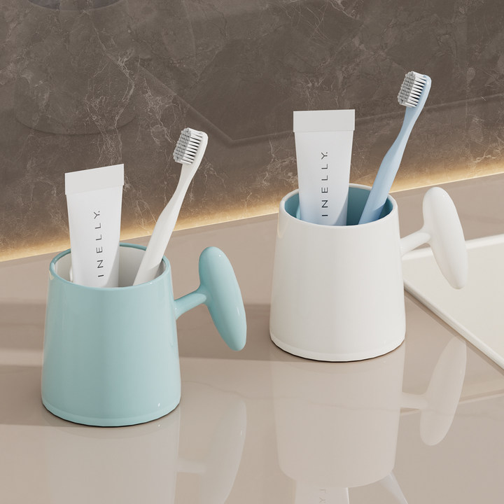 Anti-mold and antibacterial mouthwash cup, high appearance level, simple couple toothbrush cup, household student toothbrush cup, brushing cup details Picture